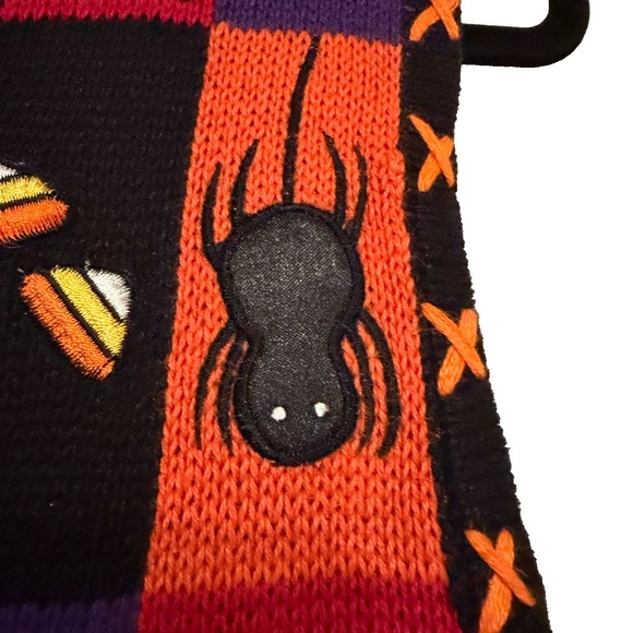 Bobbie Brooks Halloween Patchwork Knit Vest Women's M‎ Ramie Cotton - Picture 11 of 11